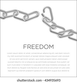 Anti Slavery campaign. Freedom day. Juneteenth poster campaign.