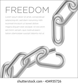 Anti Slavery campaign. Freedom day. Juneteenth poster campaign.