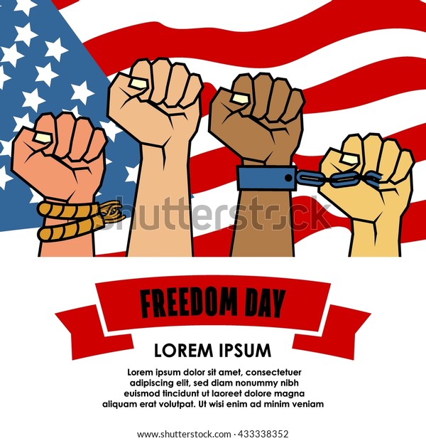 Anti Slavery Campaign Freedom Day Stock Vector (Royalty Free) 433338352 ...