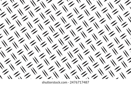 Anti slip floor, metal texture. Black icon on white background. Vector illustration. EPS 10