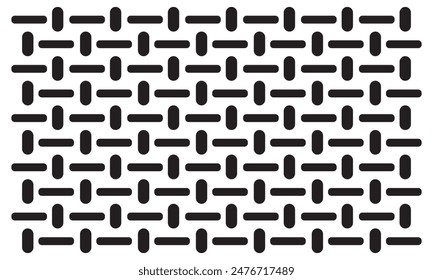 Anti slip floor, metal texture. Black icon on white background. Vector illustration. EPS 10