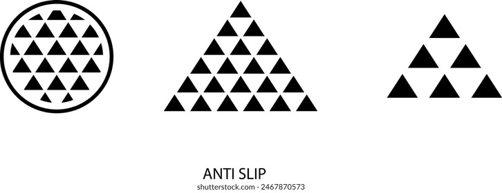 Anti slip icon , vector illustration