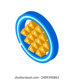 anti slip label product caution isometric icon vector. anti slip label product caution sign. isolated symbol illustration