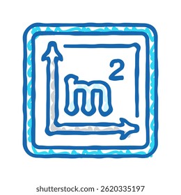 rótulo anti-derrapante cuidado do produto ícone doodle esboço vetor. rótulo anti-derrapante sinal de cuidado do produto. símbolo isolado ilustração
