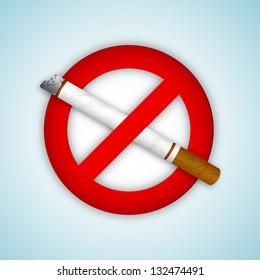 Anti smoking background.