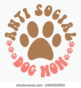 Sublimación de camisetas de la madre del perro antisocial