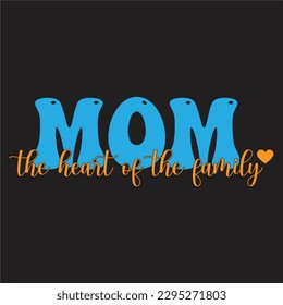 Diseño de club para mamás antisociales, Mamá, el corazón del diseño de la familia, Mamá Gift SVG, Mamá Sayings SVG, Mamá Cita SVG, Regalo por el Día de la Madre, Camiseta de Mamá, Cortar Archivos para Cricut, Svg.