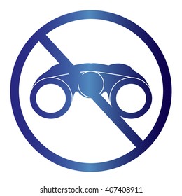 Anti spyware icon symbol illustration