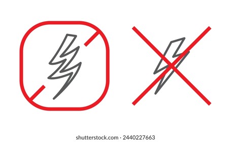 Diseño de icono antiestático, aislado sobre fondo blanco, ilustración vectorial