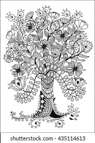 Anti stress coloring for adults.