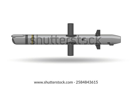 Anti tank guided missile with shadow
