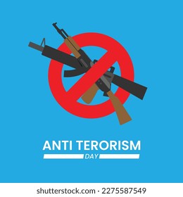 anti terrorism day posters. vector illustration