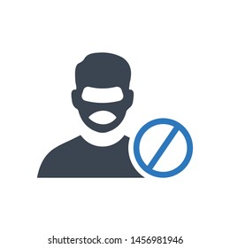 Anti thief icon. vector graphics
