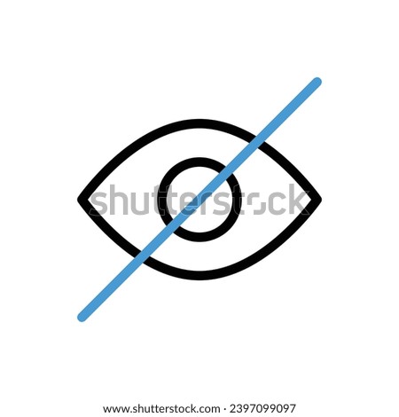 Anti Tracking Icon vector stock illustration