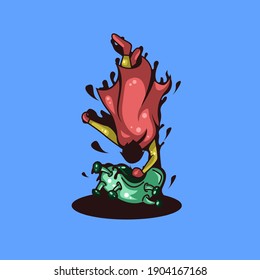 Anti Virus Hero Vector Design Illustration