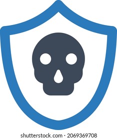 anti virus protection Isolated Vector icon which can easily modify or edit

