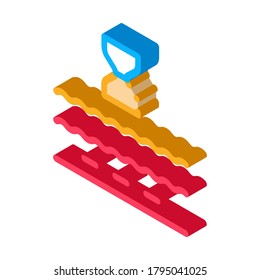 anti-aging cream action icon vector. isometric anti-aging cream action sign. color isolated symbol illustration