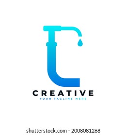 Antibacterial Hand Sanitizer Logo. Initial Letter L with Hand Sanitizer Logo.