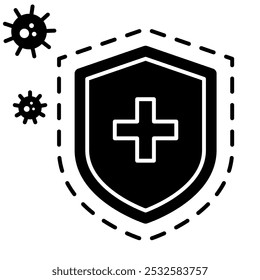 Antibacterial Icon, Medicine, health, Bactery