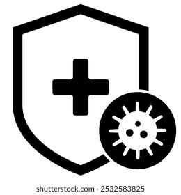 Antibacterial Icon, Medicine, health, Bactery
