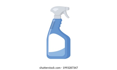 spray antibacteriano, atomizador de plástico azul