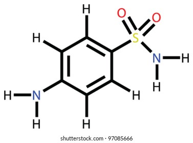 Antibacterial sulfanilamide structural formula