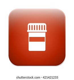 antibiotic bottle icon