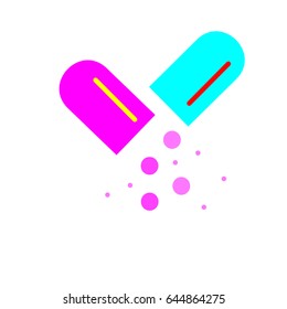  Antibiotic flat icon