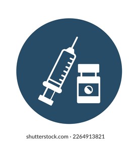 Icono de vector antibiótico de fácil modificación

