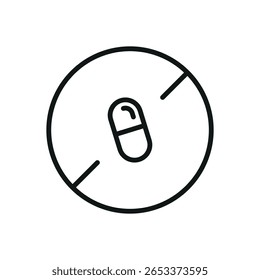 Antibiotics Free Vector icon isolated on white background
