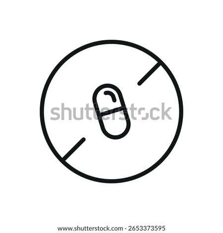Antibiotics Free Vector icon isolated on white background