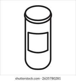 Antibiotics stock icon outline vector