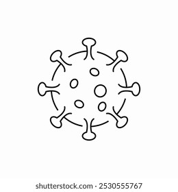 Vector de signo de icono de ataque de anticuerpos