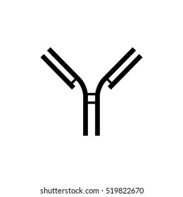 Antibody Icon - Vector Illustration.