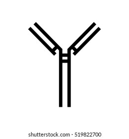 Antibody Icon - Vector Illustration.