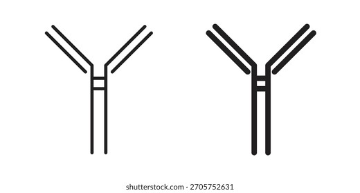 Antibody icon Vector isolated design element. EPS10