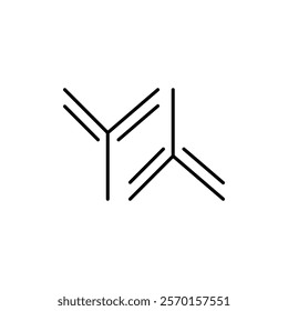 Antibody icon Vector logo set flat