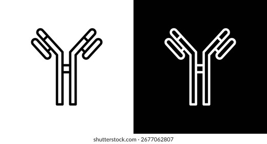 Antibody icon vector, Symbol, logo illustrations