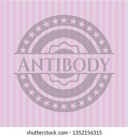 Antibody realistic pink emblem