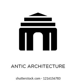 antic Architecture icon. antic Architecture symbol design from Museum collection. Simple element vector illustration on white background.