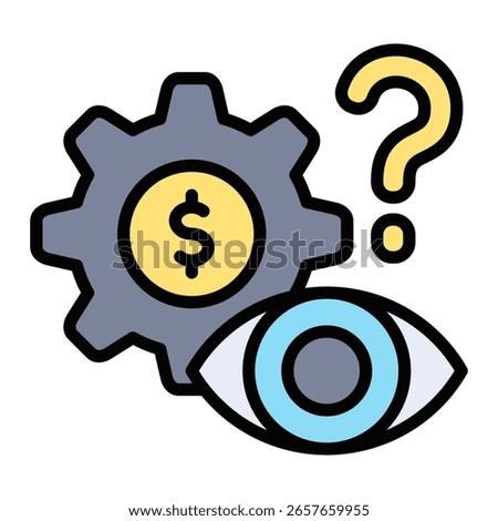 Anticipation Icon Element For Design And Vector