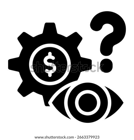 Anticipation Icon Element For Design And Vector