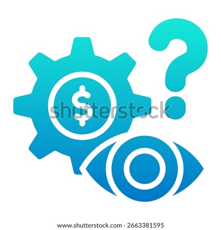 Anticipation Icon Element For Design And Vector