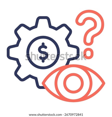 Anticipation Icon Element For Design And Vector