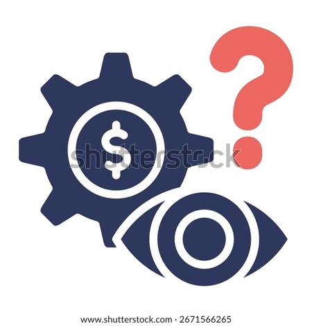 Anticipation Icon Element For Design And Vector