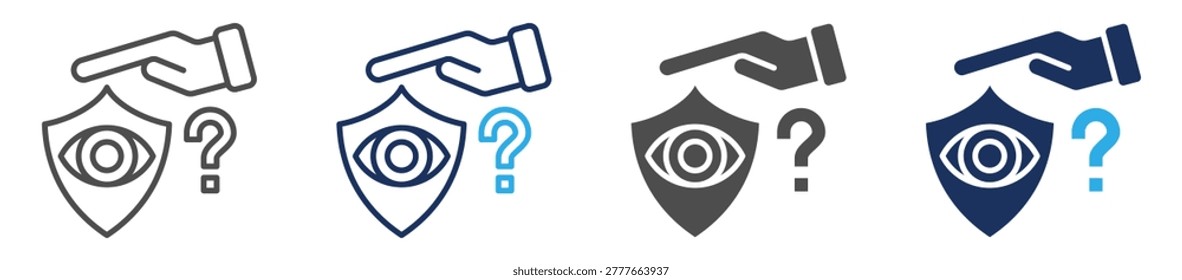 anticipation icon set multi concept