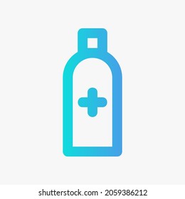 Antidote icon vector illustration in gradient style about medical, use for website mobile app presentation