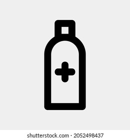 Antidote icon vector illustration in line style about medical, use for website mobile app presentation