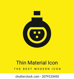 Antidote minimal bright yellow material icon