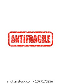 Antifragile red stamp